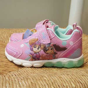 NEW Paw Patrol Pink Light-Up Shoes - Size 7